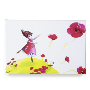 Toile murale « Coquelicot »