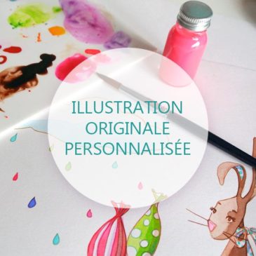 Illustration originale personnalisée Mathilde.B