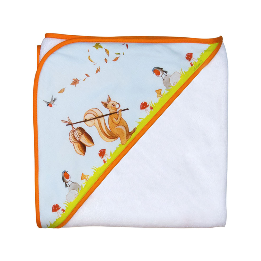 Cape De Bain Bébé Ultra Douce En Bambou Avec Gant Assorti – Idée Cadeau Naissance Tendance – 70x70 Cm – Style Cosy Sortie De Bain